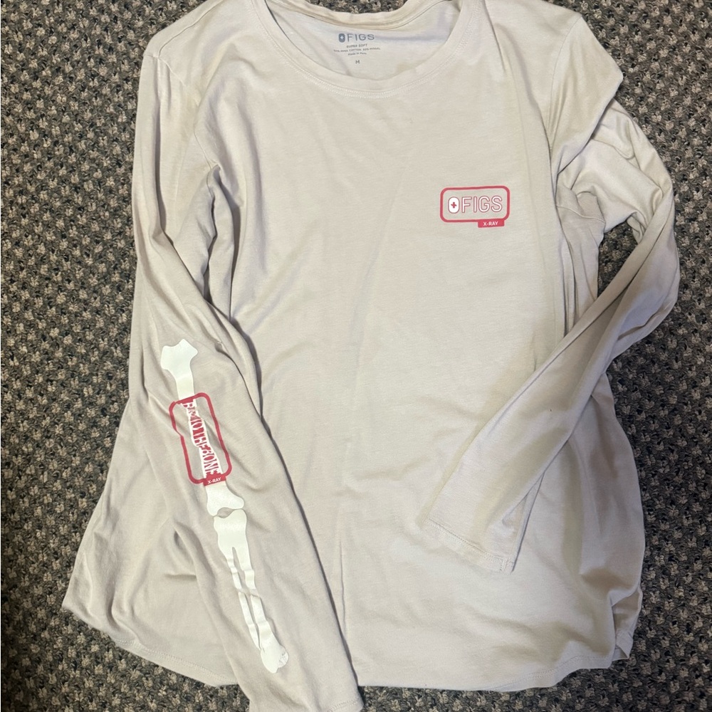 Figs long sleeve x ray radiology shirt
